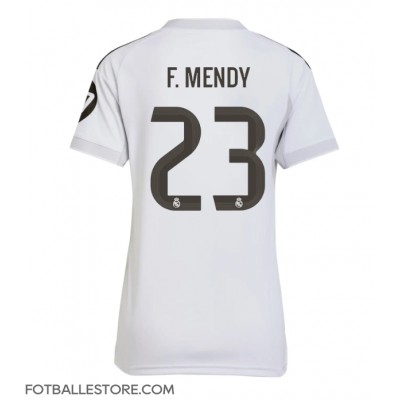Real Madrid Ferland Mendy #23 Hjemmedrakt Dame 2025-26 Kortermet Real Madrid Ferland Mendy #23 Hjemmedrakt Dame 2025-26 Kortermet